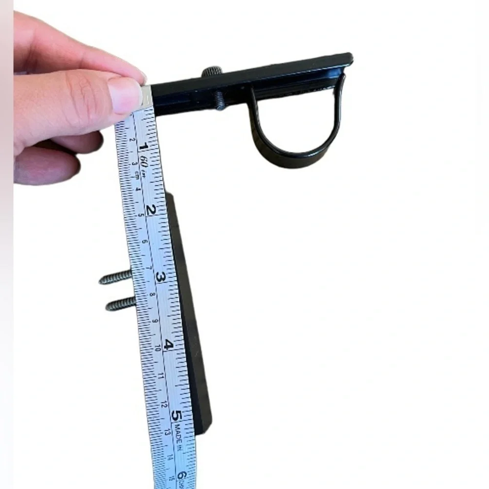 IKEA Curtain Rod Holder Bracket Black 2 Pairs Betydlig Adjustable